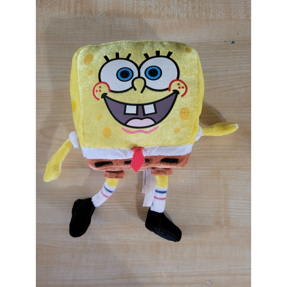 2003 Nanco 9" Plush Nickelodeon Sponge Bob Square Pants Stuffed Toy